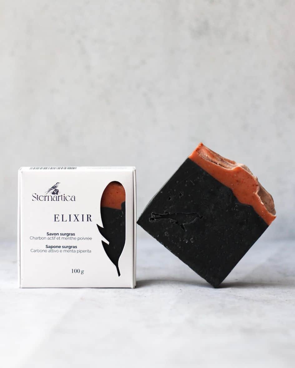 savon artisanal au charbon actif