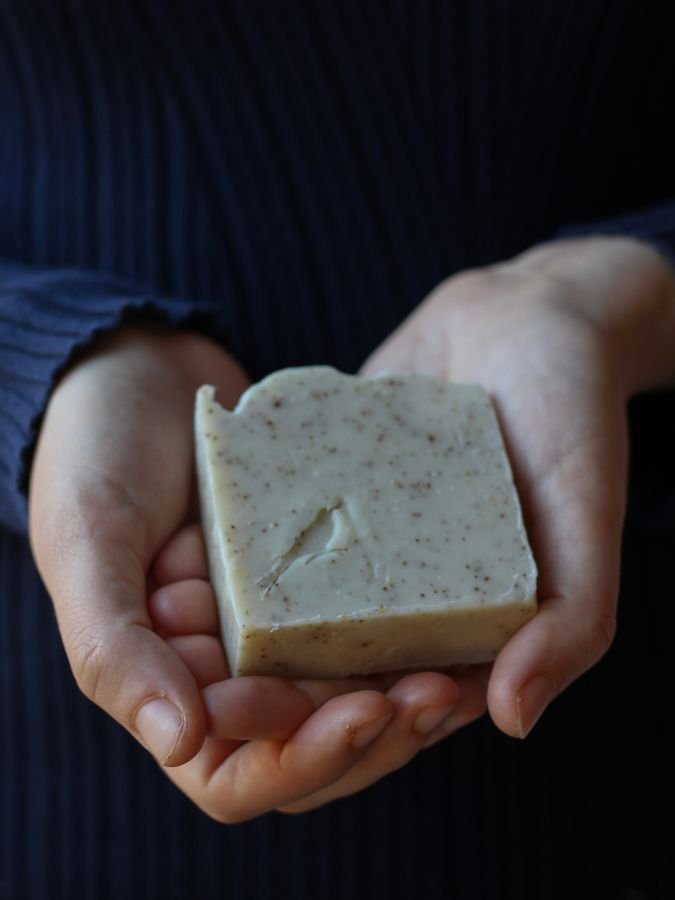 savon à froid exfoliant