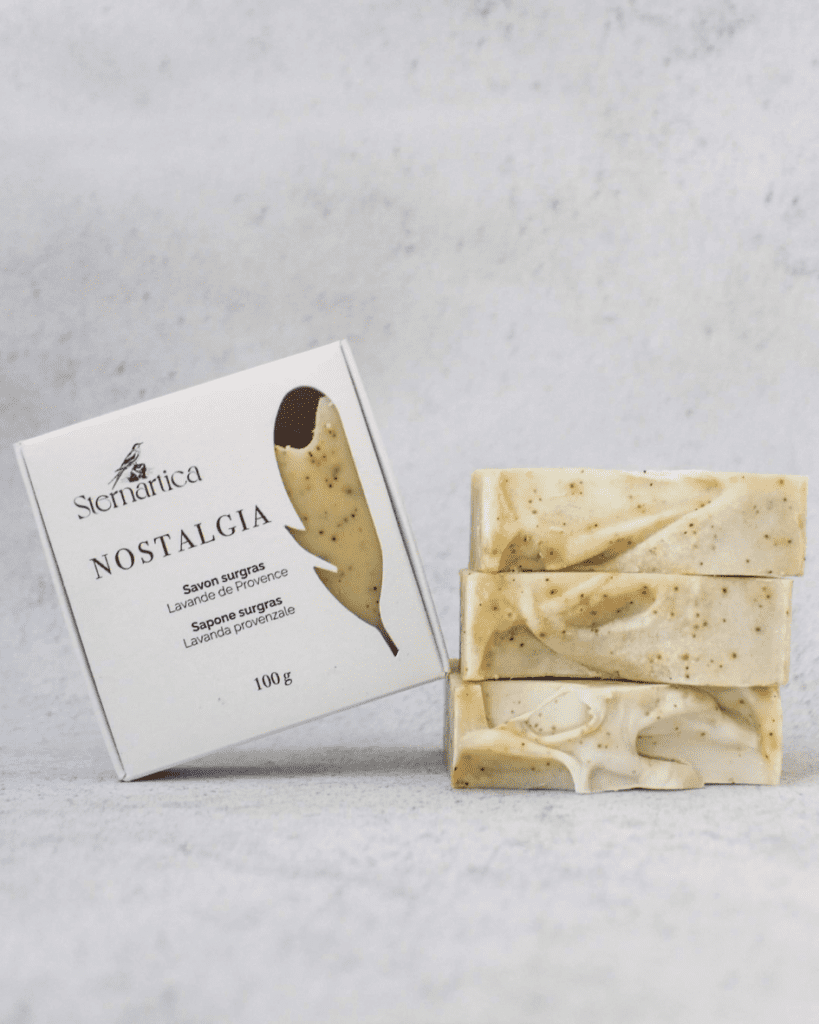 Savon bio Nostalgia pour gommage visage exfoliant
