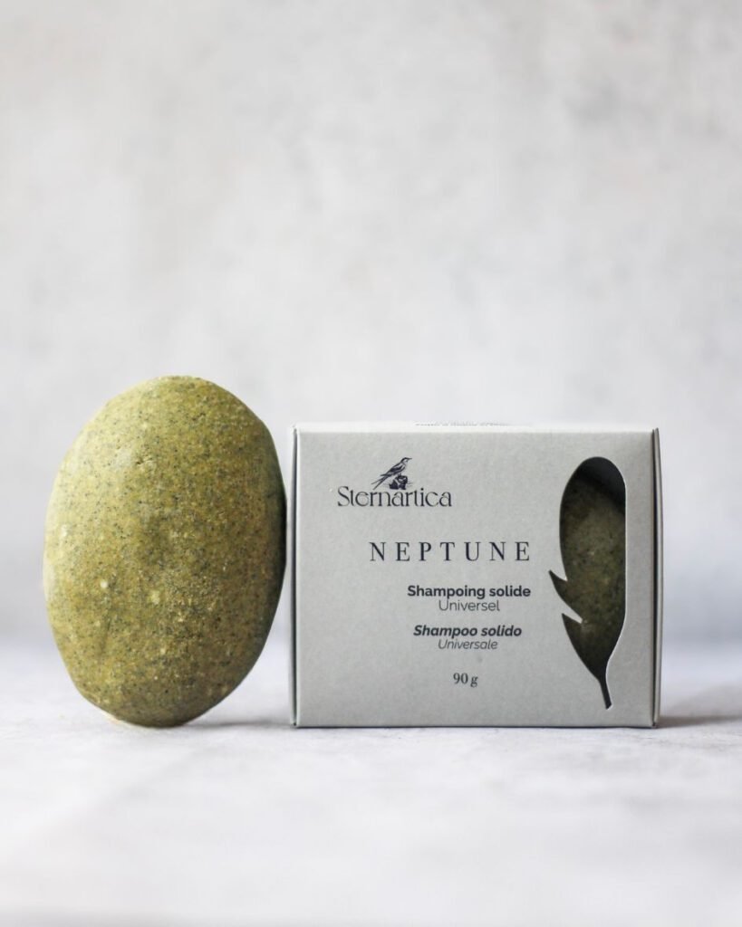 shampoing solide à la spiruline