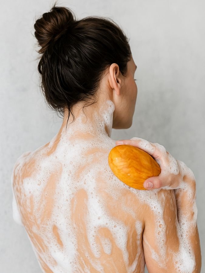 mousse de notre savon galet sternartica